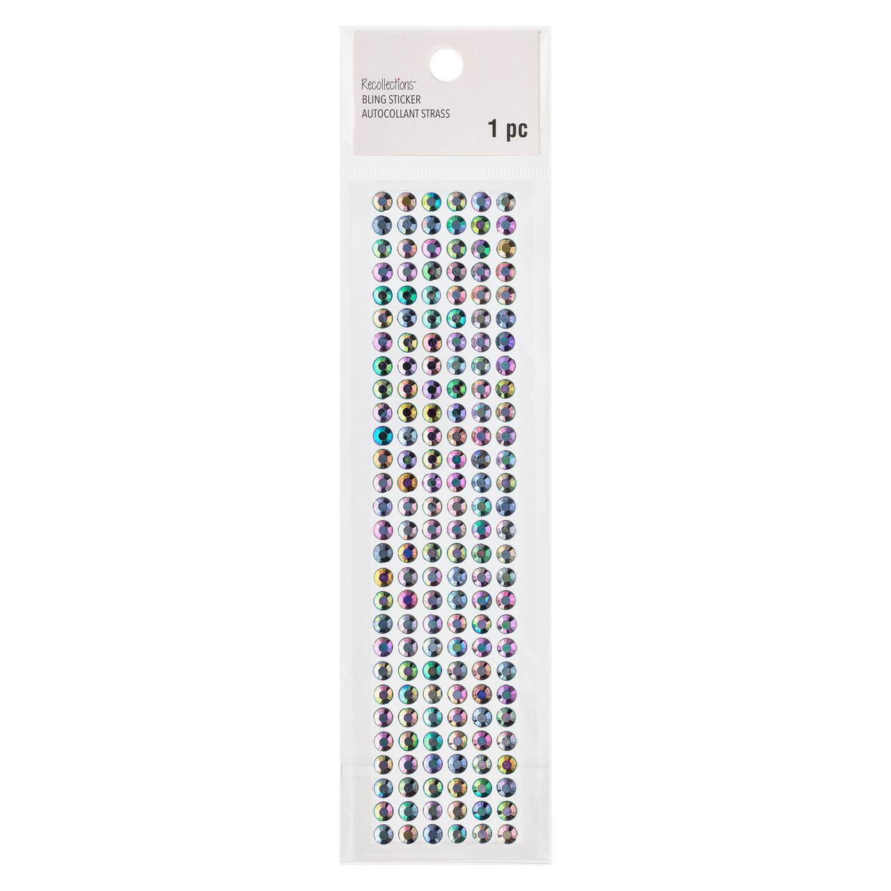 12 Pack: Black AB Bling Sticker by Recollections™